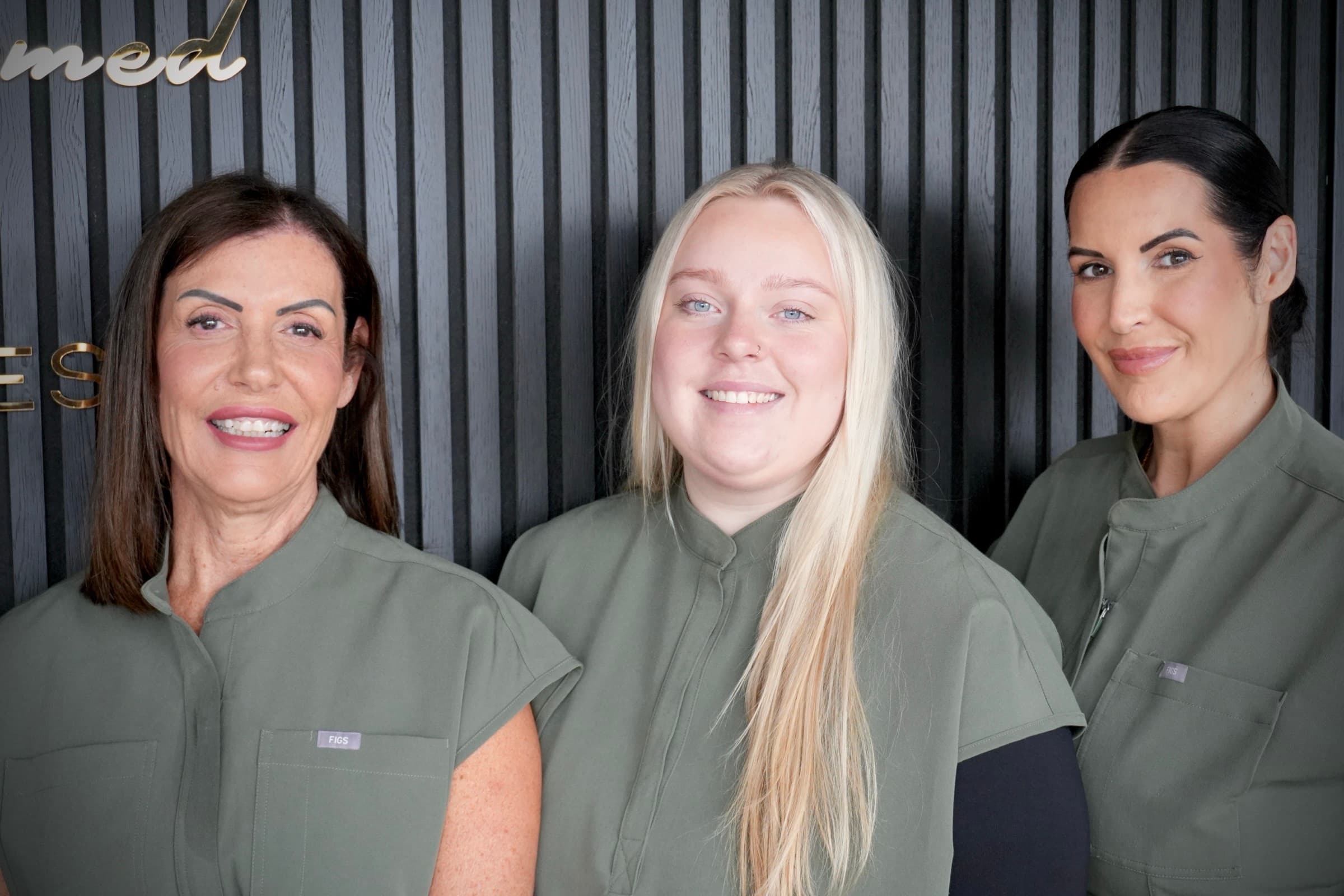 The Totally Transformed team at their family-run clinic in Forest Hall, Newcastle