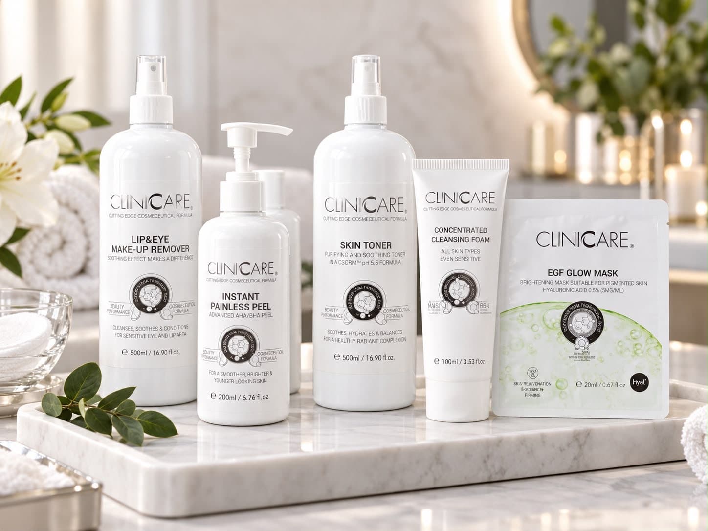 Professional Clinicare products, matched to your skin.
